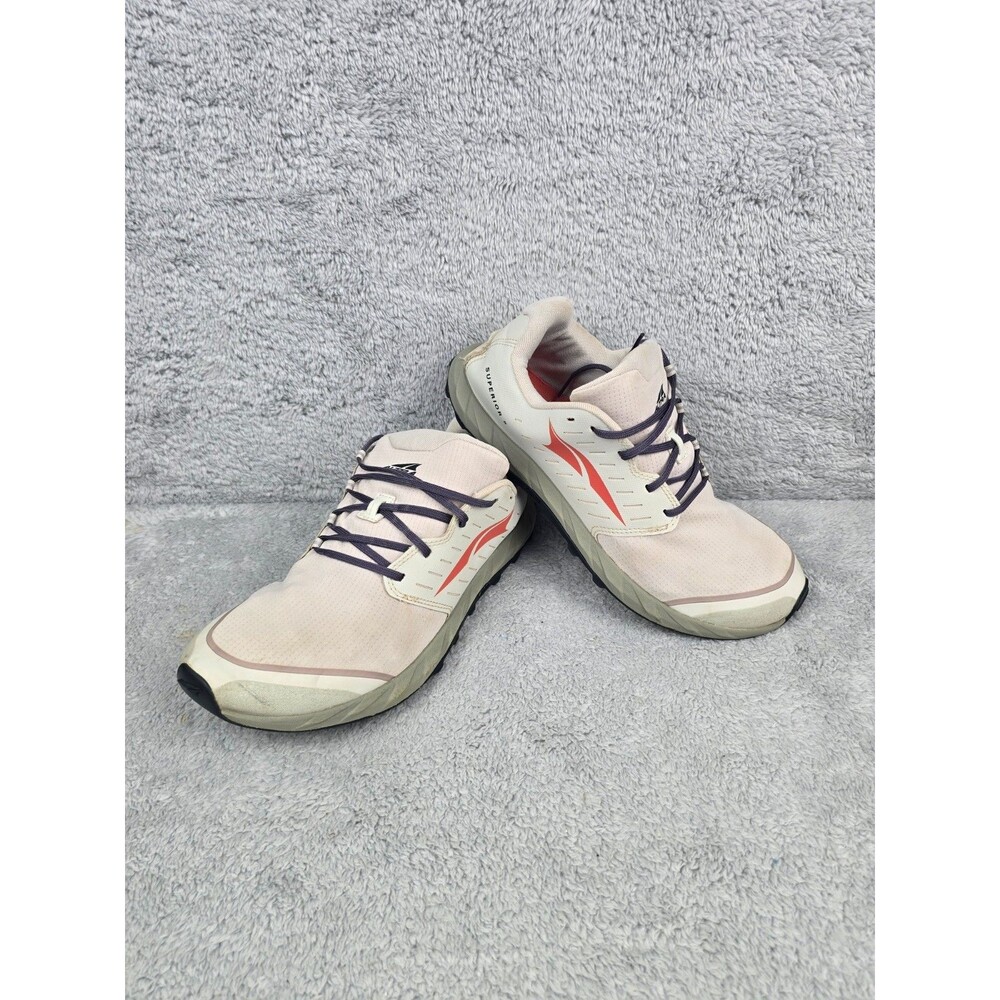 Altra Superior 5 Trail Running Shoes Mens Size 11.5 White Zero Drop MaxTrac Out